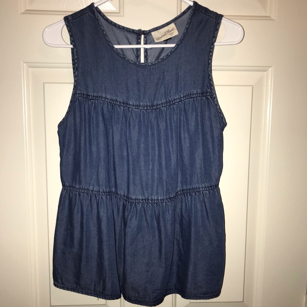 🌴3/$20 Universal Threads Tiered Top Medium Blue